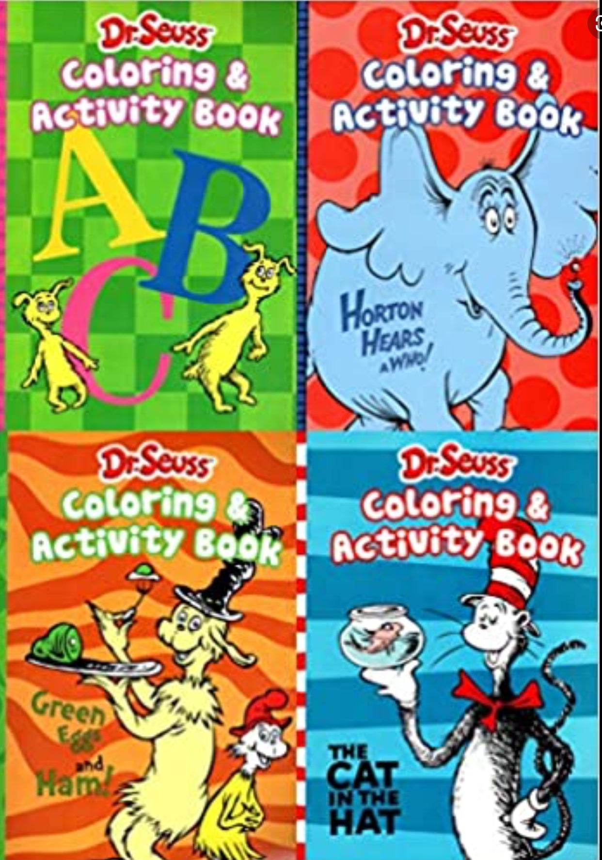 DR. SEUSS - COLORING & ACTIVITY BOOK