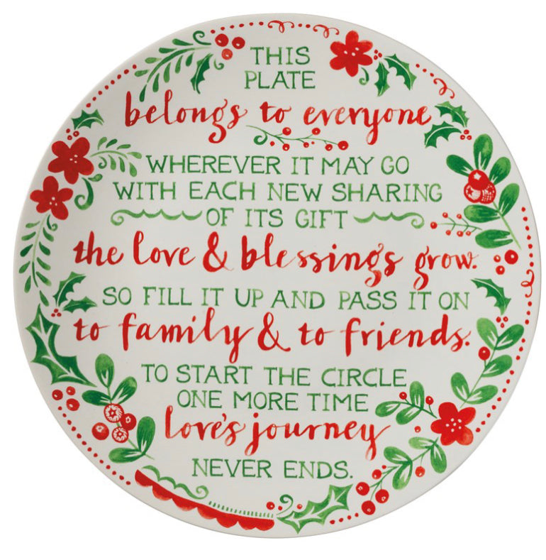 Holiday Giving Plate