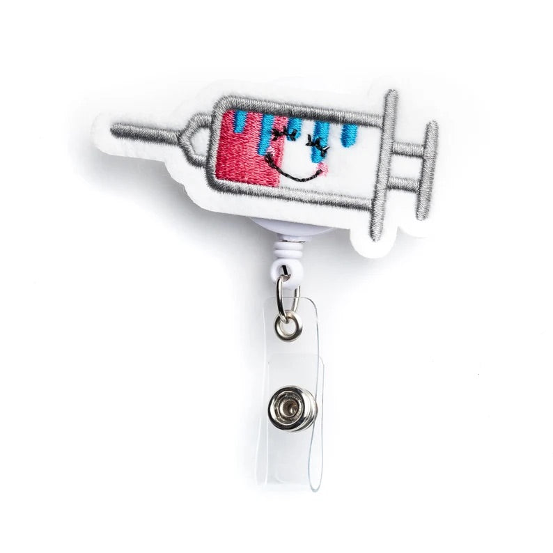 Syringe Badge Reel