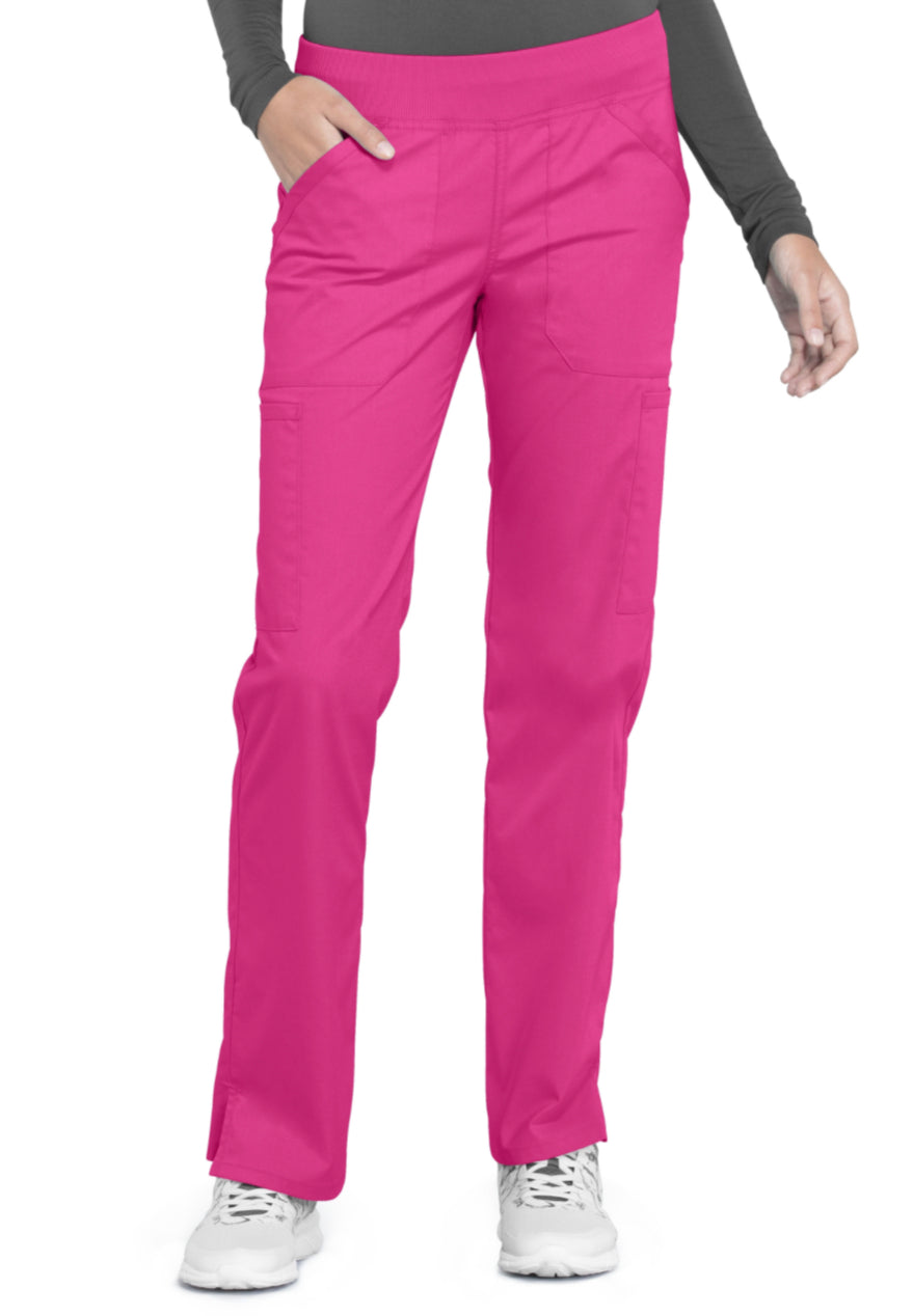 Women’s Cherokee Workwear Professionals 6 Pocket Straight Leg Pull On Scrub Pants