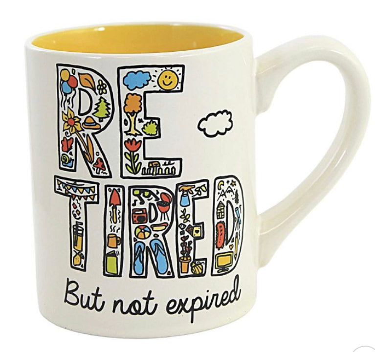 Simply Mud Retired But Not Expired Mug