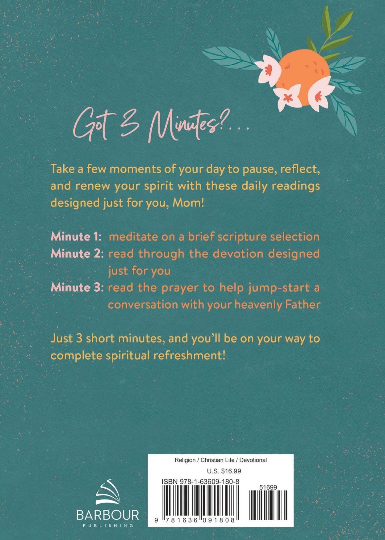 3-Minute Daily Devotions for Moms