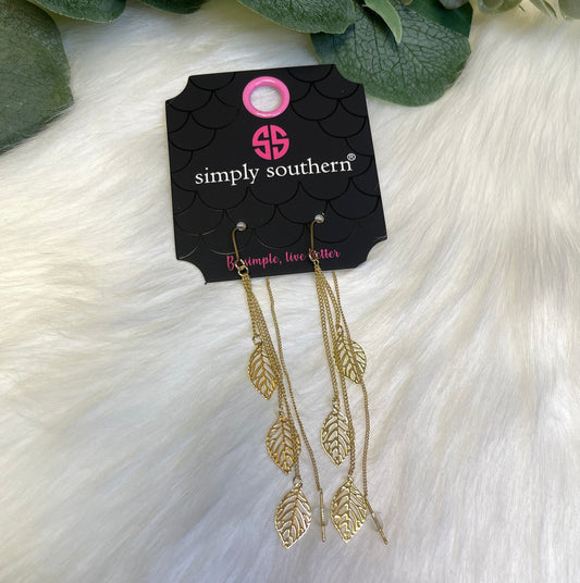 Simply Southern Leaf Earrings