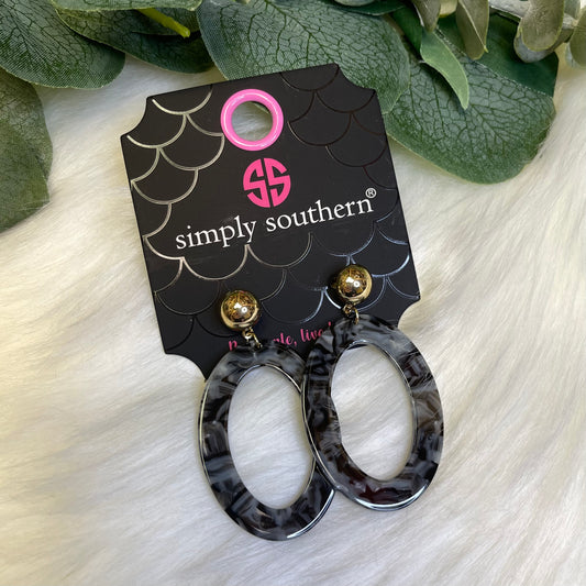 Simply Southern Acrylic Hoop Earrings