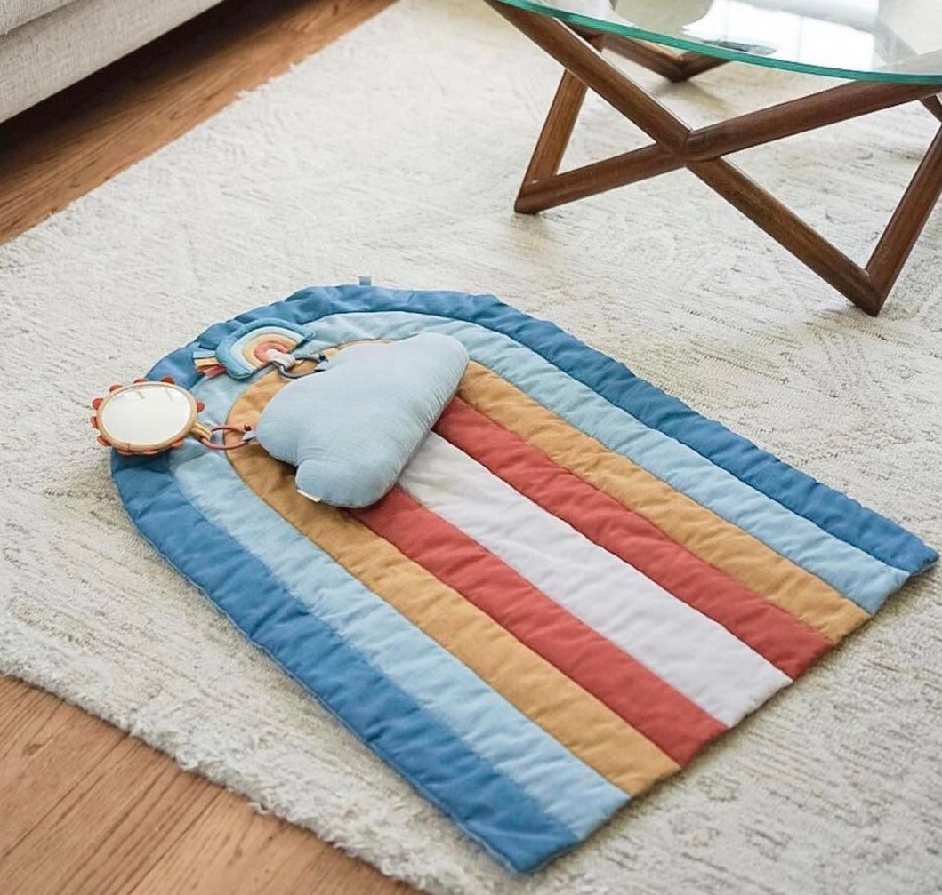 RITZY TUMMY TIME RAINBOW PLAY MAT