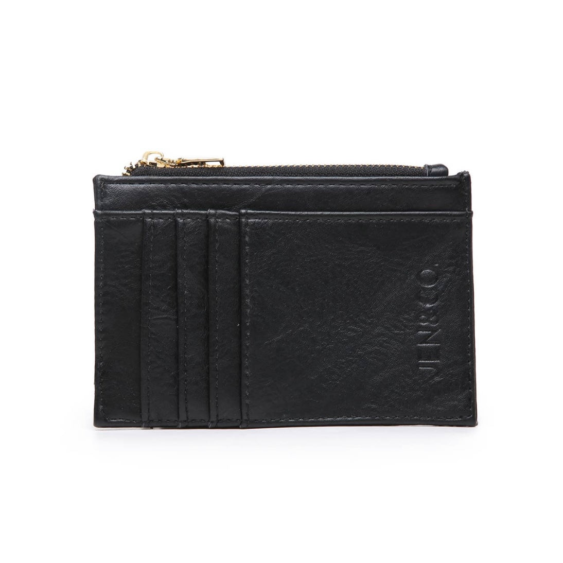 Jen & Co. Sia Printed Card Holder Wallet - Black