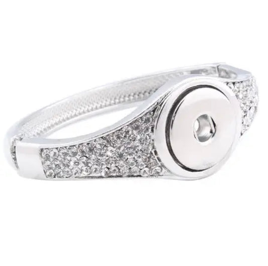 Crystal “Rhinestone” Style Stretch Snap Bracelet