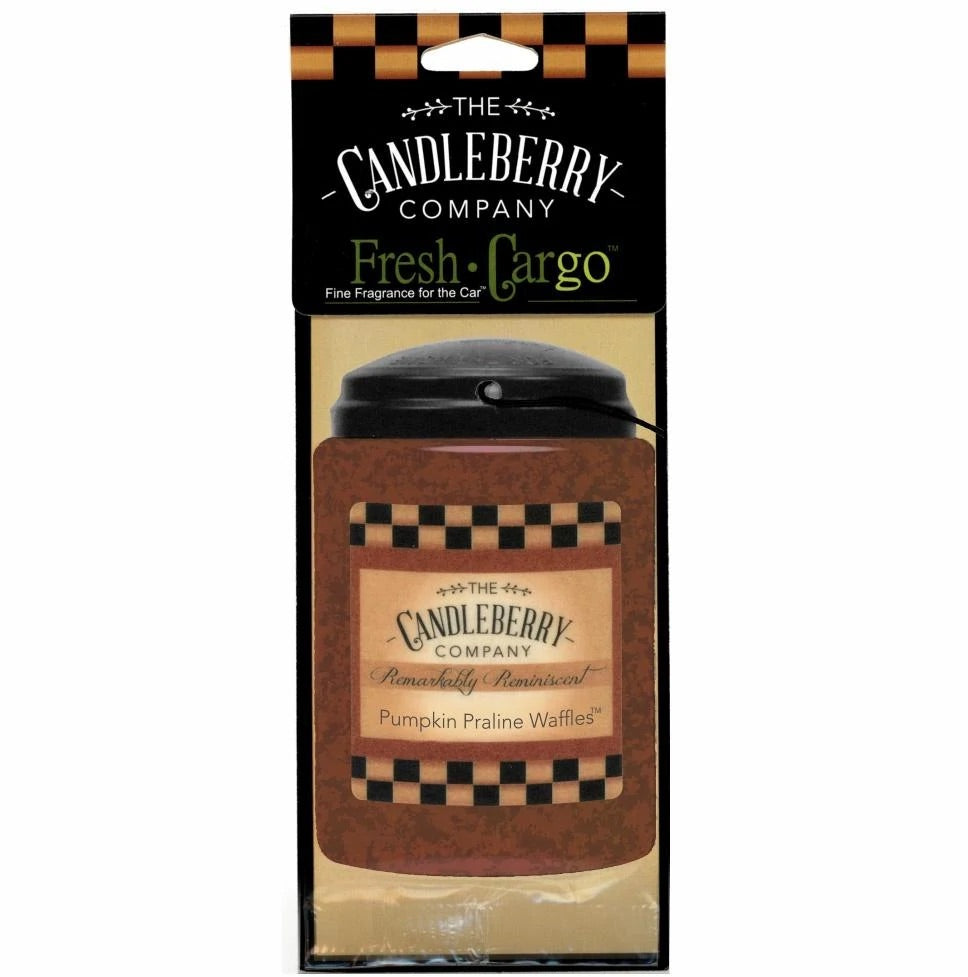 Candleberry Pumpkin Praline Waffles Car Freshener