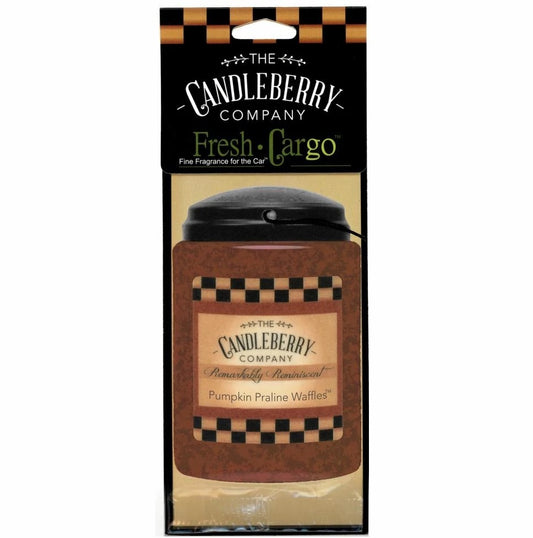 Candleberry Pumpkin Praline Waffles Car Freshener