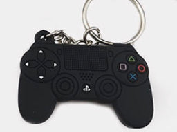 Multicolor Soft Silicone Gamepad Keychain