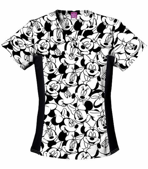 Women’s Cherokee Tooniforms V-Neck Mickey Mouse Scrub Top