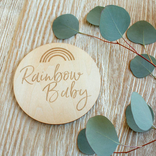 Rainbow Baby Milestone Disc