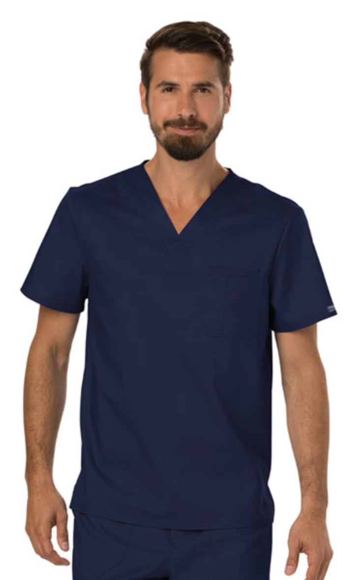 Men’s Cherokee WW Revolution Tuckable V-Neck Top - Navy