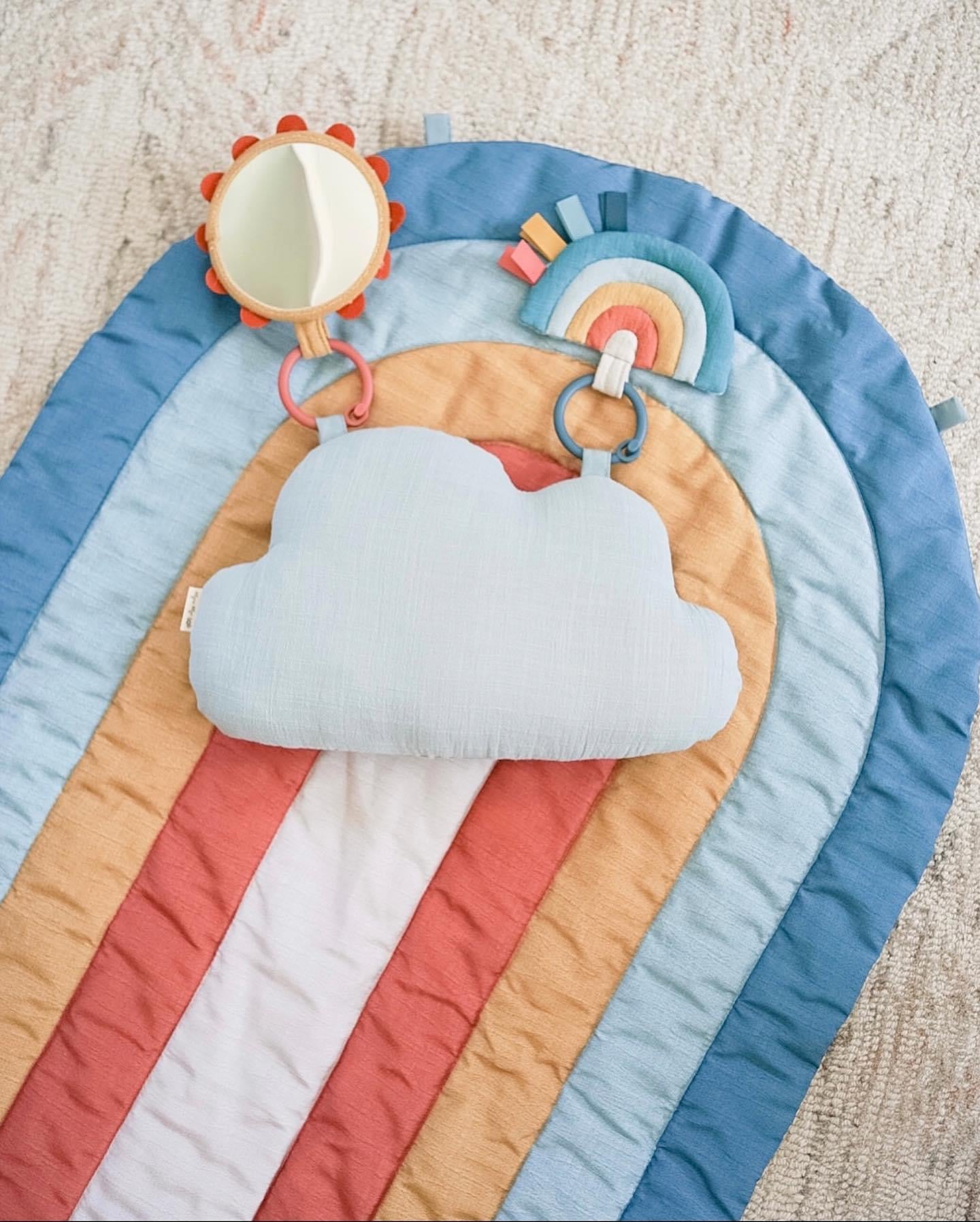 RITZY TUMMY TIME RAINBOW PLAY MAT