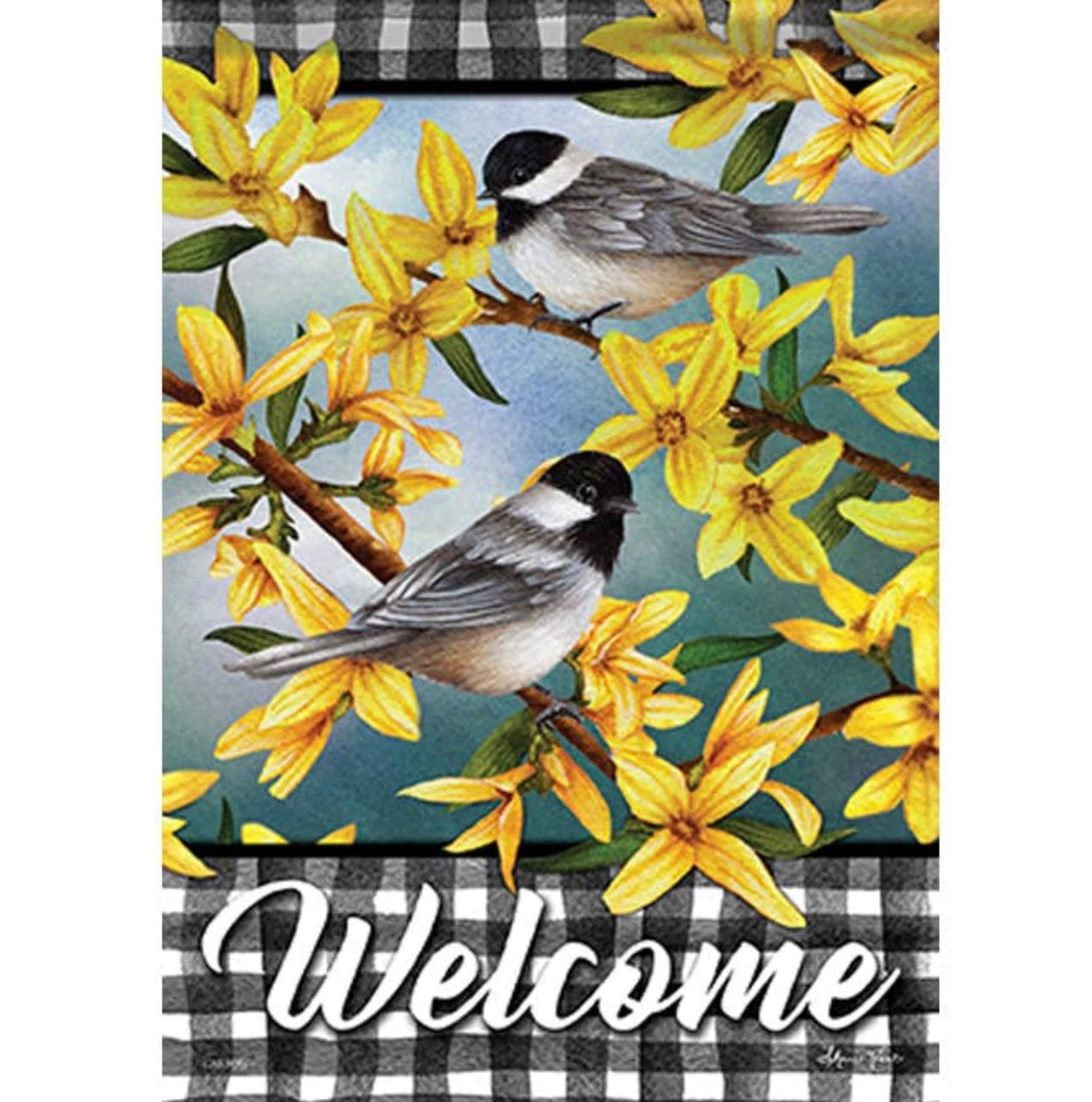 “Spring Forsythia” DuraSoft Garden Flag