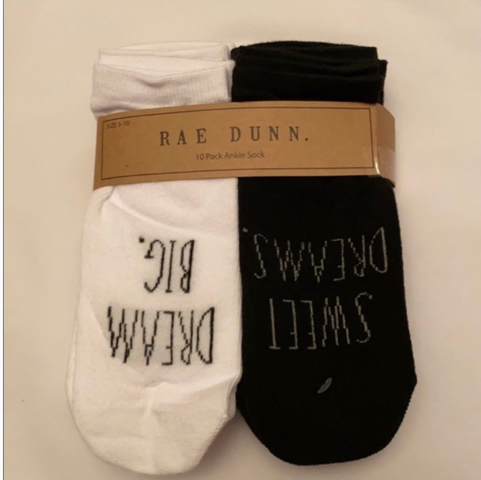 RD 10 Pack Ankle Socks