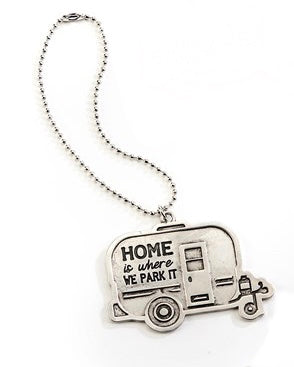 Camp Life Metal Car Charm