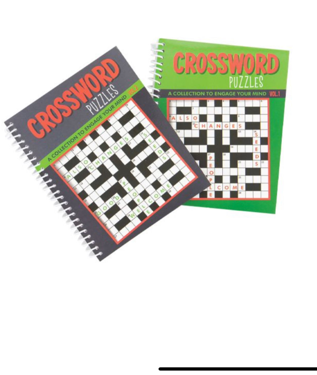 8” Spiral Crossword, 80 Pages- Assorted