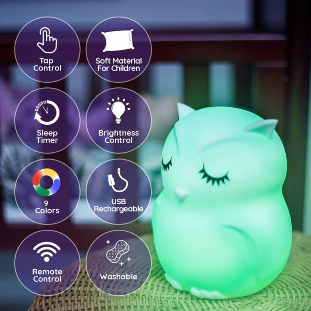 Lumipets® LED Unicorn Night Light with Remote