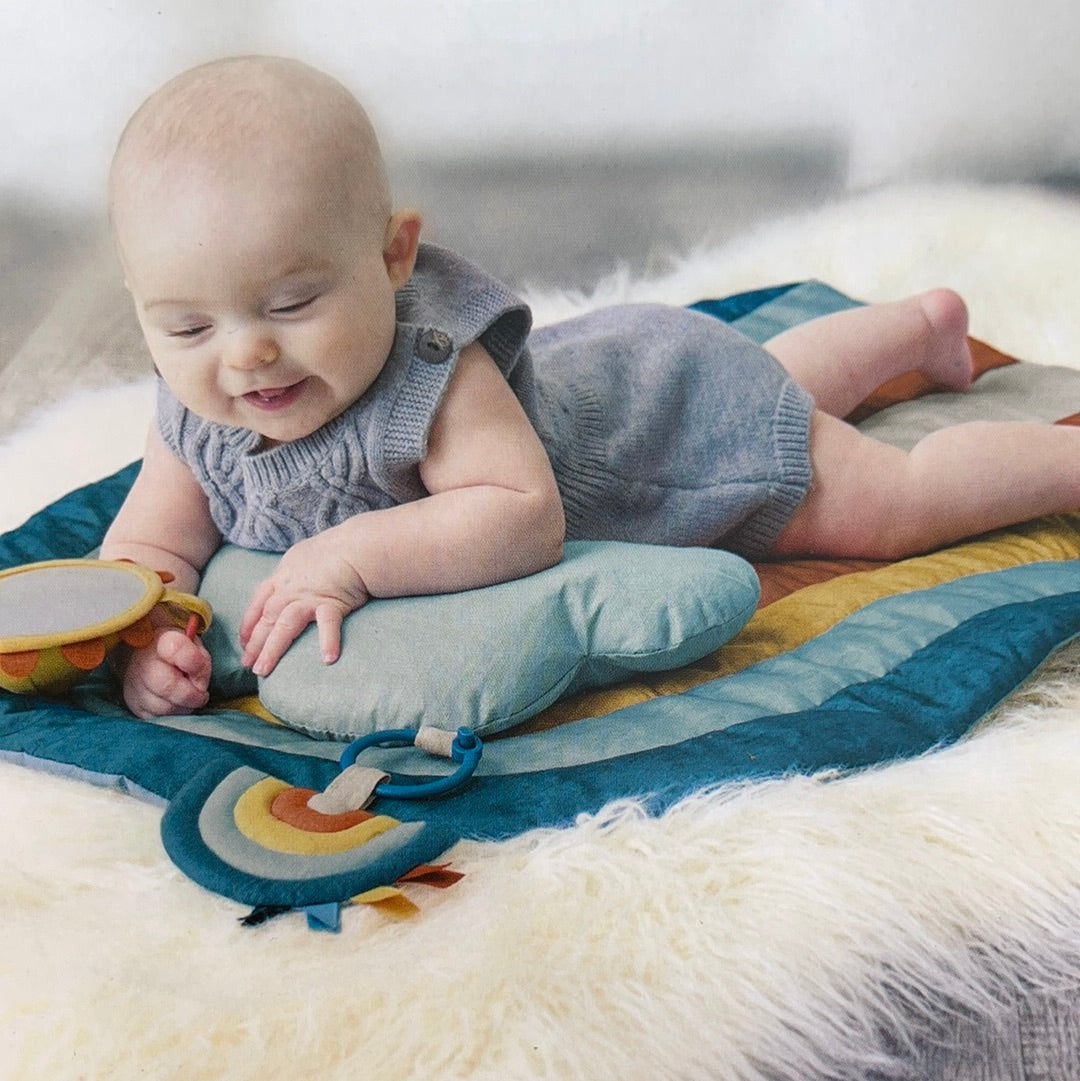 RITZY TUMMY TIME RAINBOW PLAY MAT