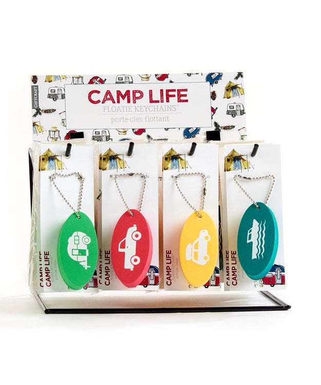 Camp Life Floatie Key Chain