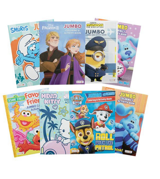 Licensed Color & Activity Book, Assorted