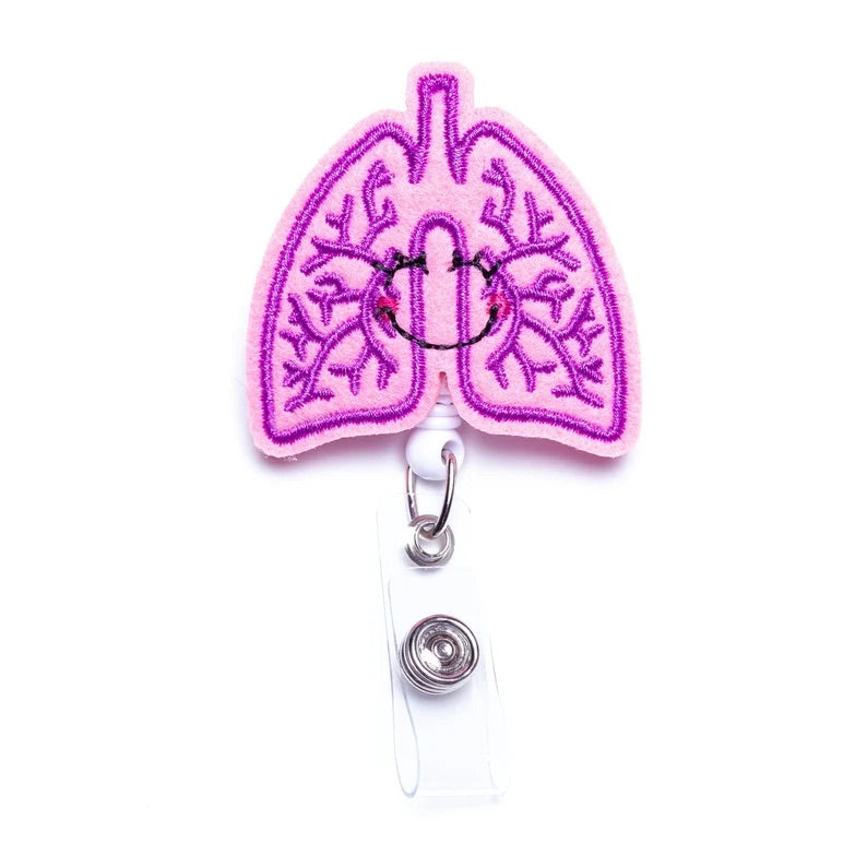 Lungs Badge Reel