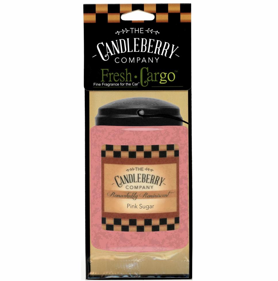 Candleberry Pink Sugar Car Freshener