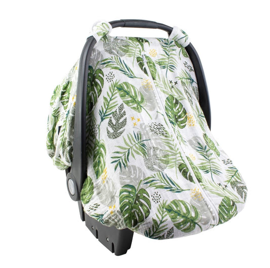 Rainforest Classic Muslin Car Seat Cover