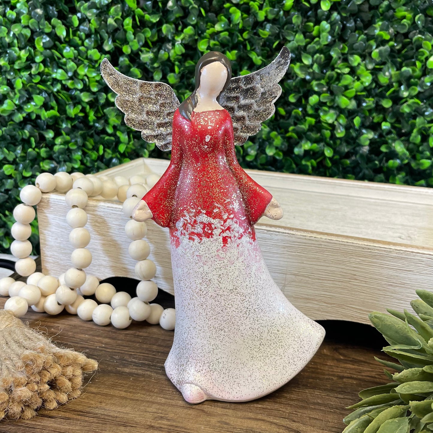 Speckled Angel Figurine