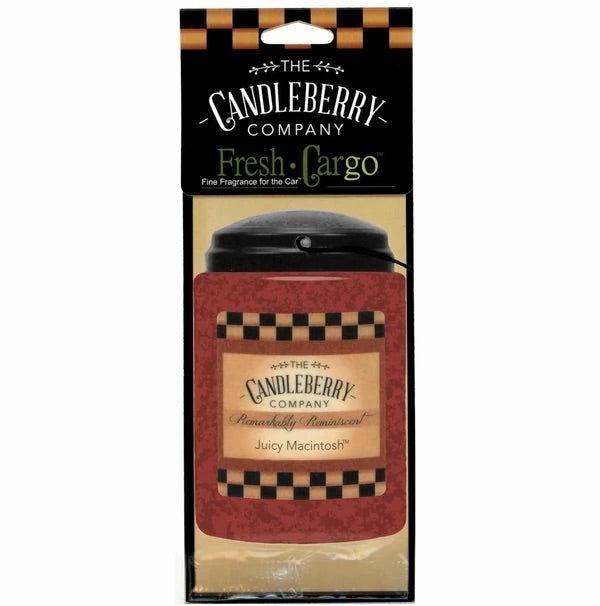 Candleberry Juicy Macintosh Car Freshener