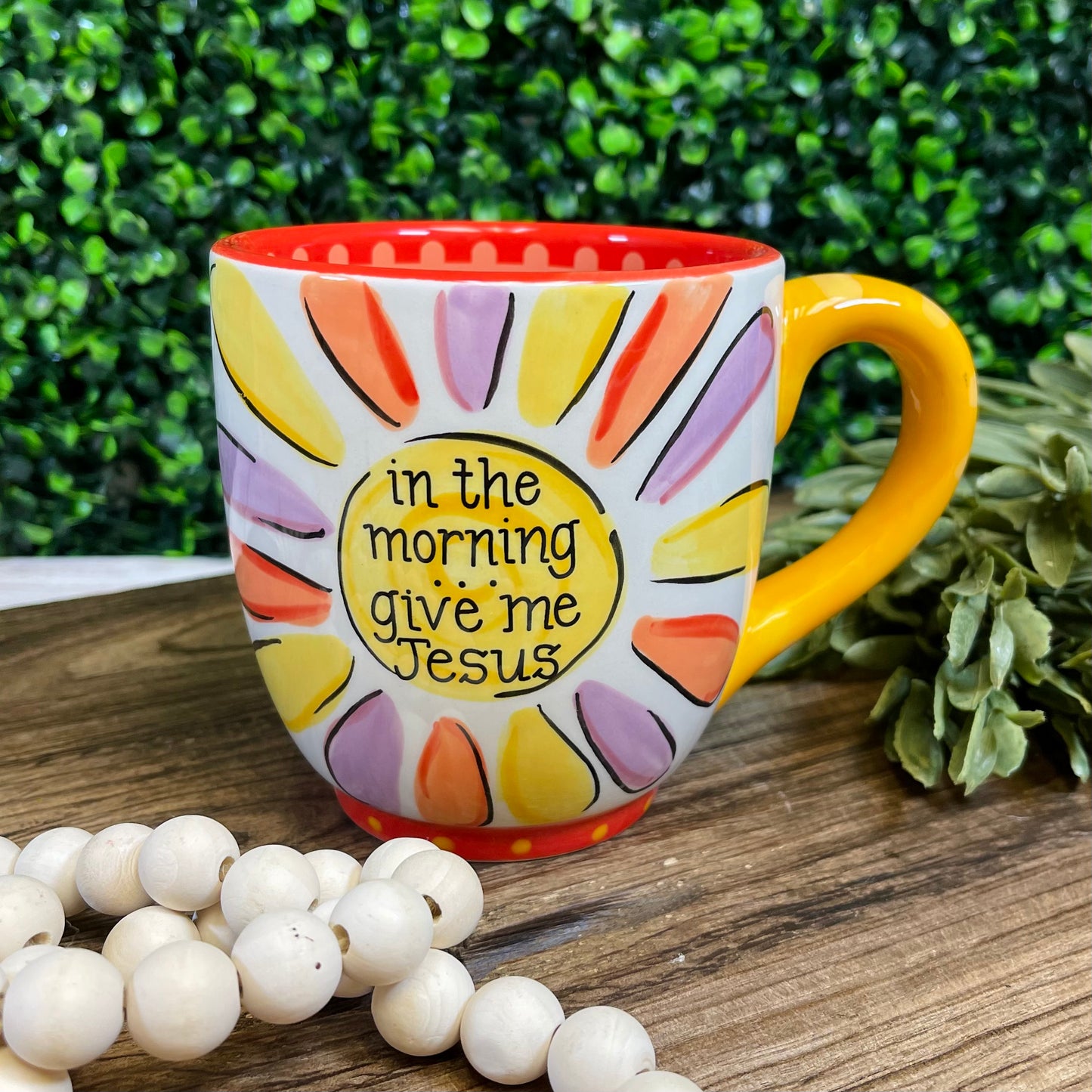 Sunshine in the Morning Give me Jesus Mug