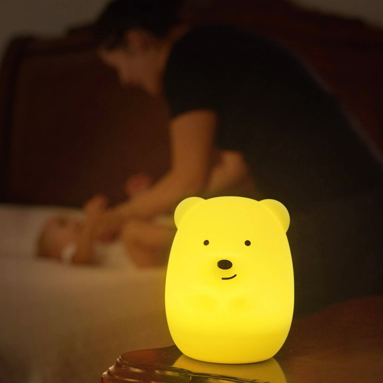 Lumipets® LED Bear Night Light with Remote