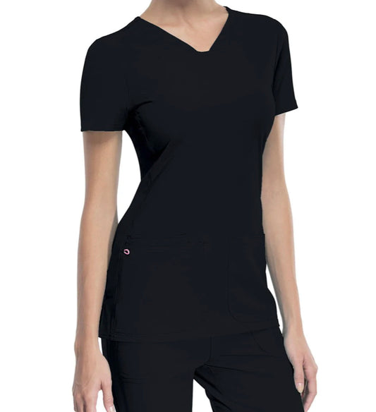 Women’s Heartsoul Scrub Top Black