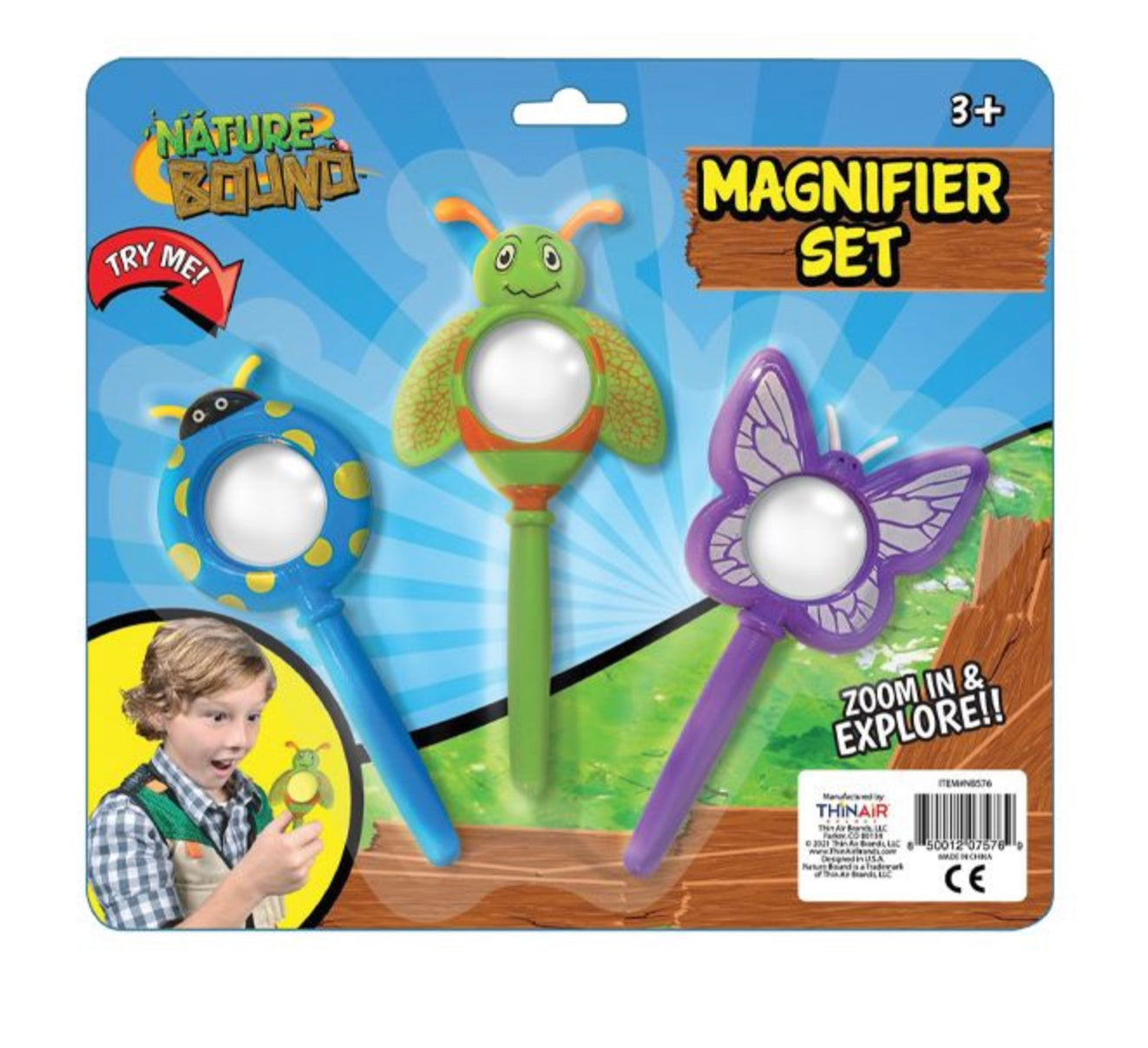 6” Magnifiers, 3- Piece Set