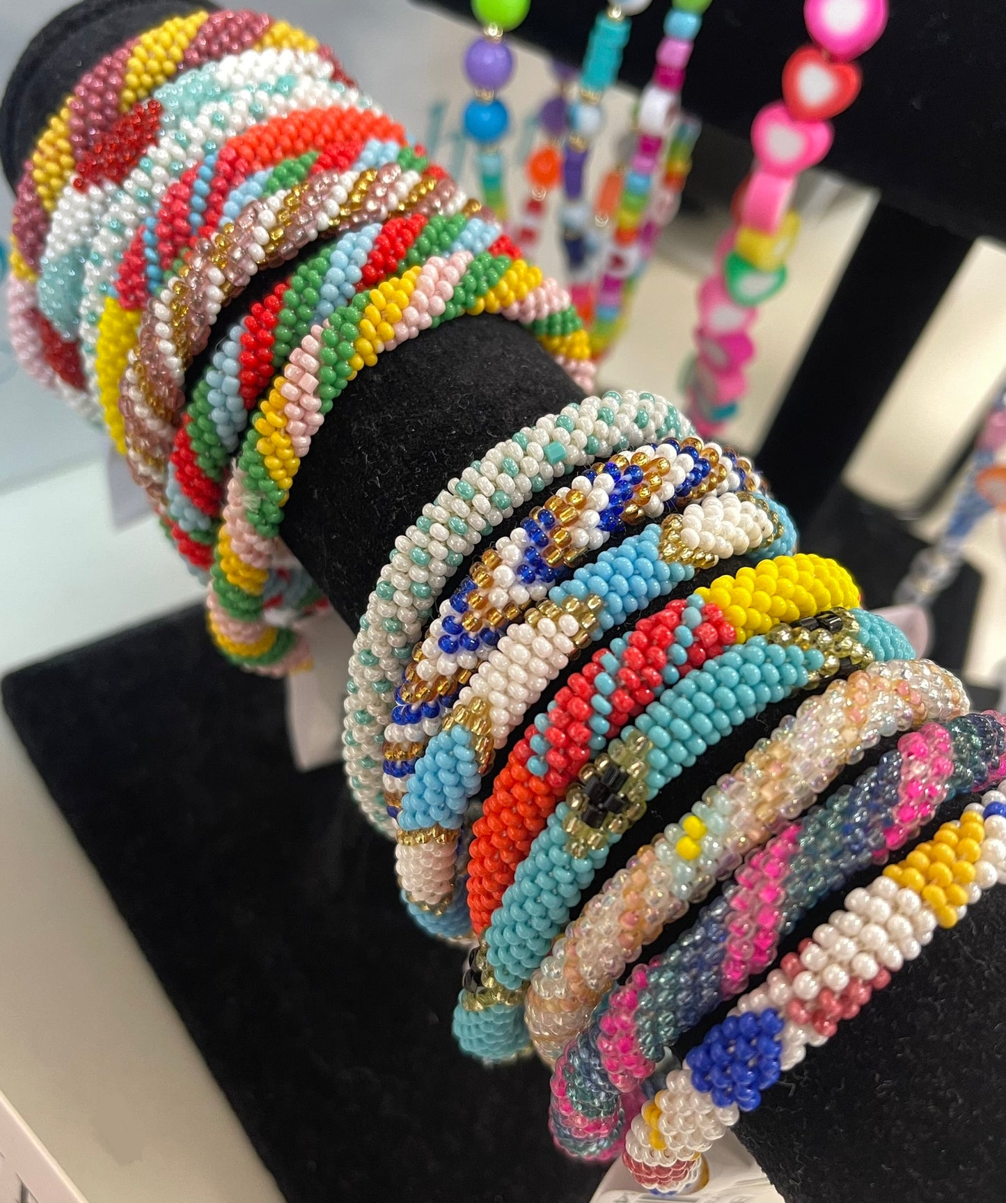 Nepal Glass Bead Bracelets