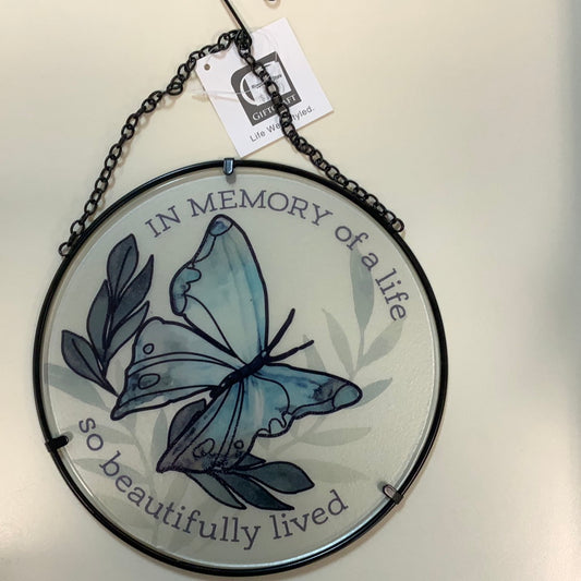 Glass Metal Hanging Suncatcher