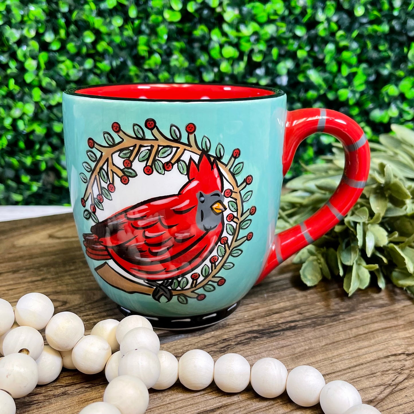 Red Bird Always With You Mug